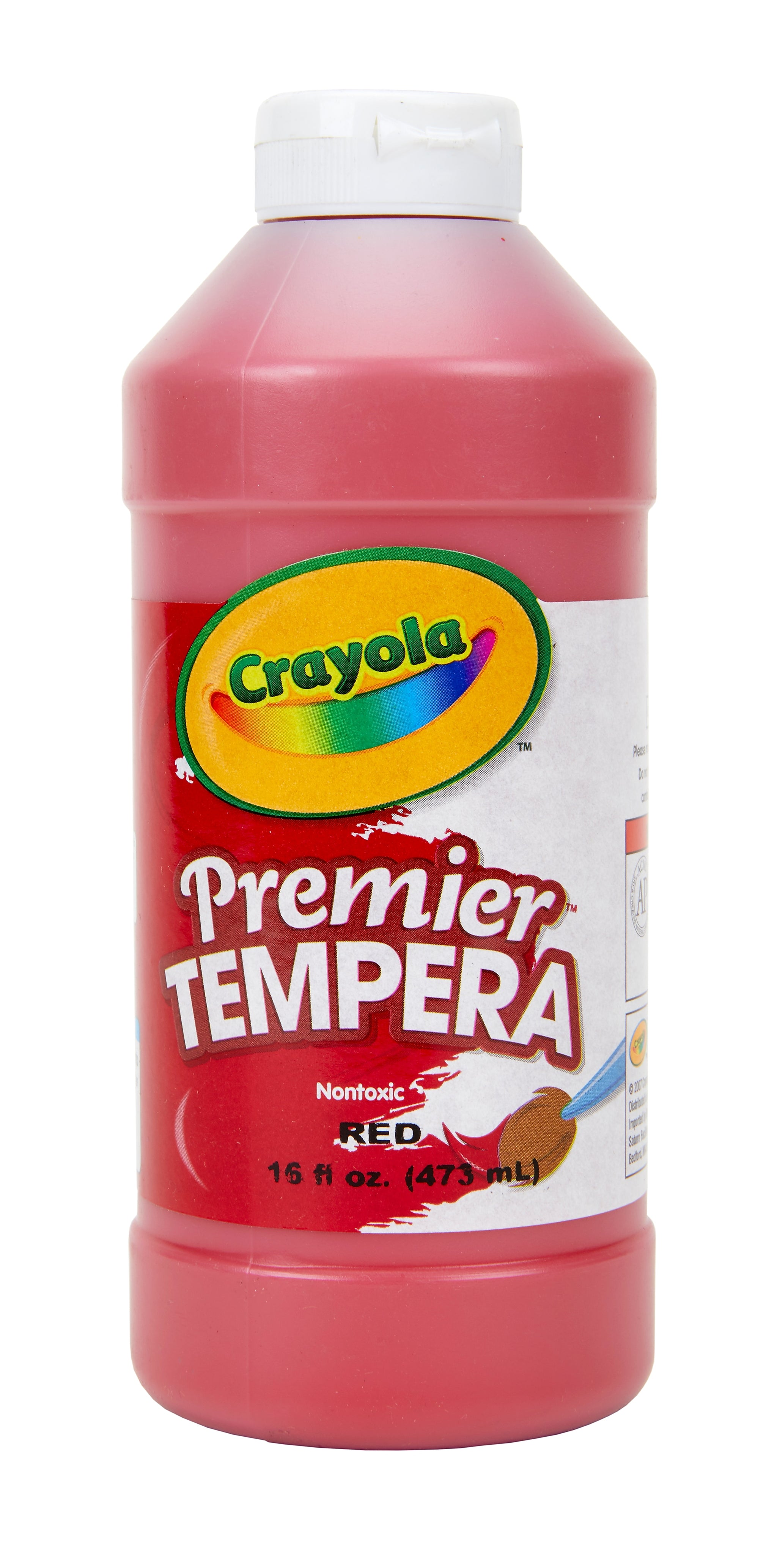 Crayola Premier Tempera Paint, Red, 16 oz.