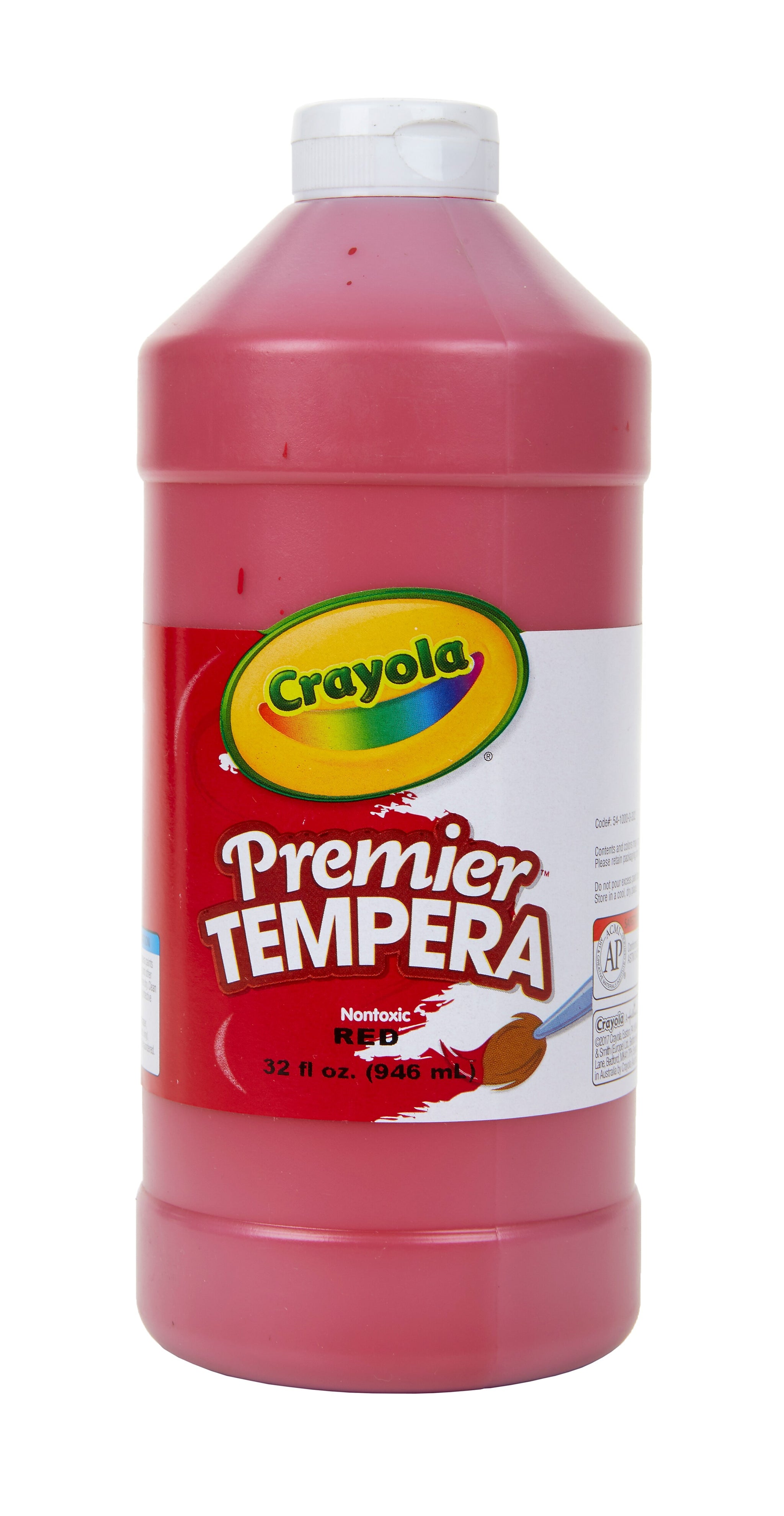 Crayola Premier Tempera Paint, Red, 32 oz.