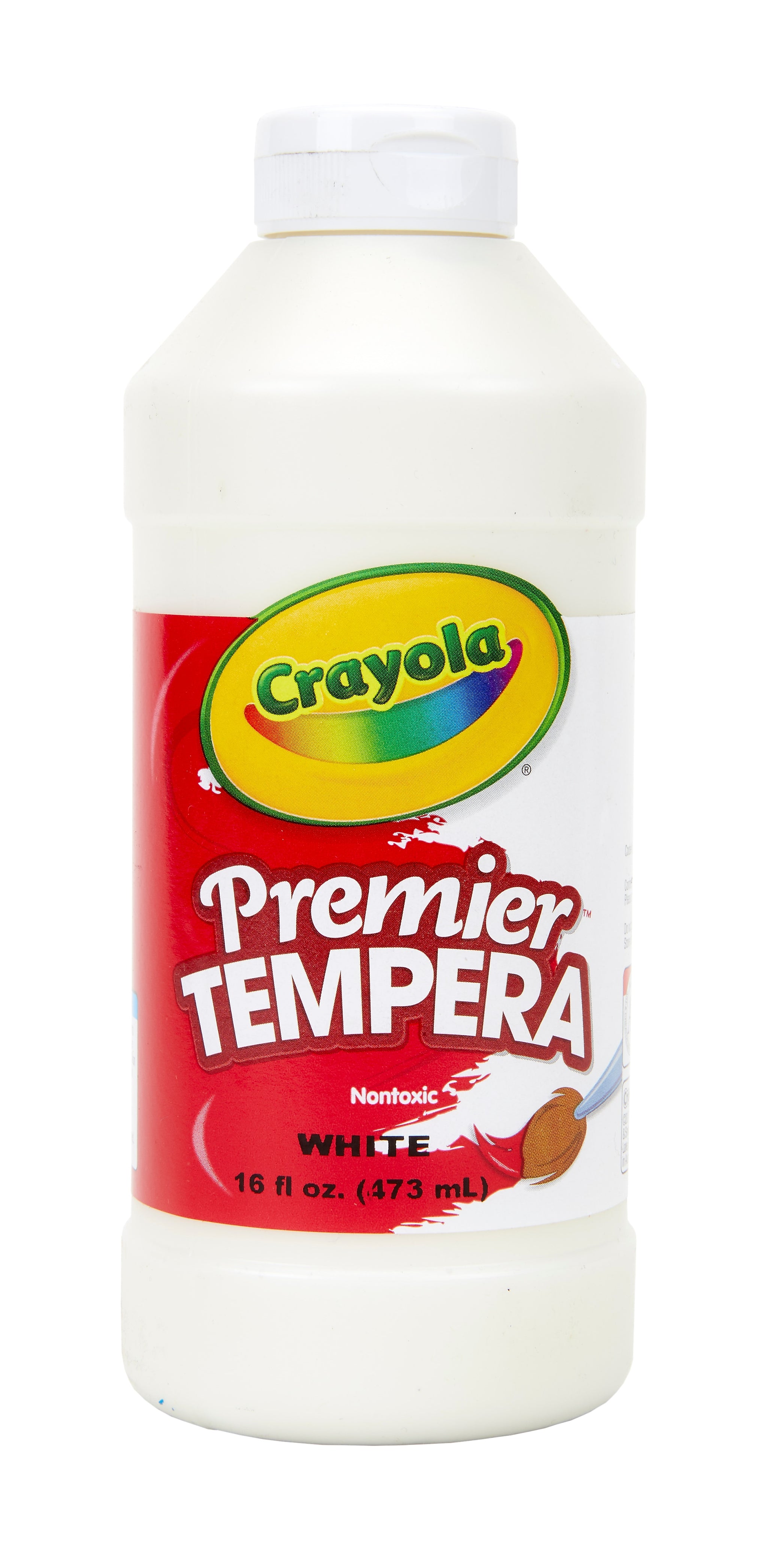 Crayola Premier Tempera Paint, White, 16 oz.