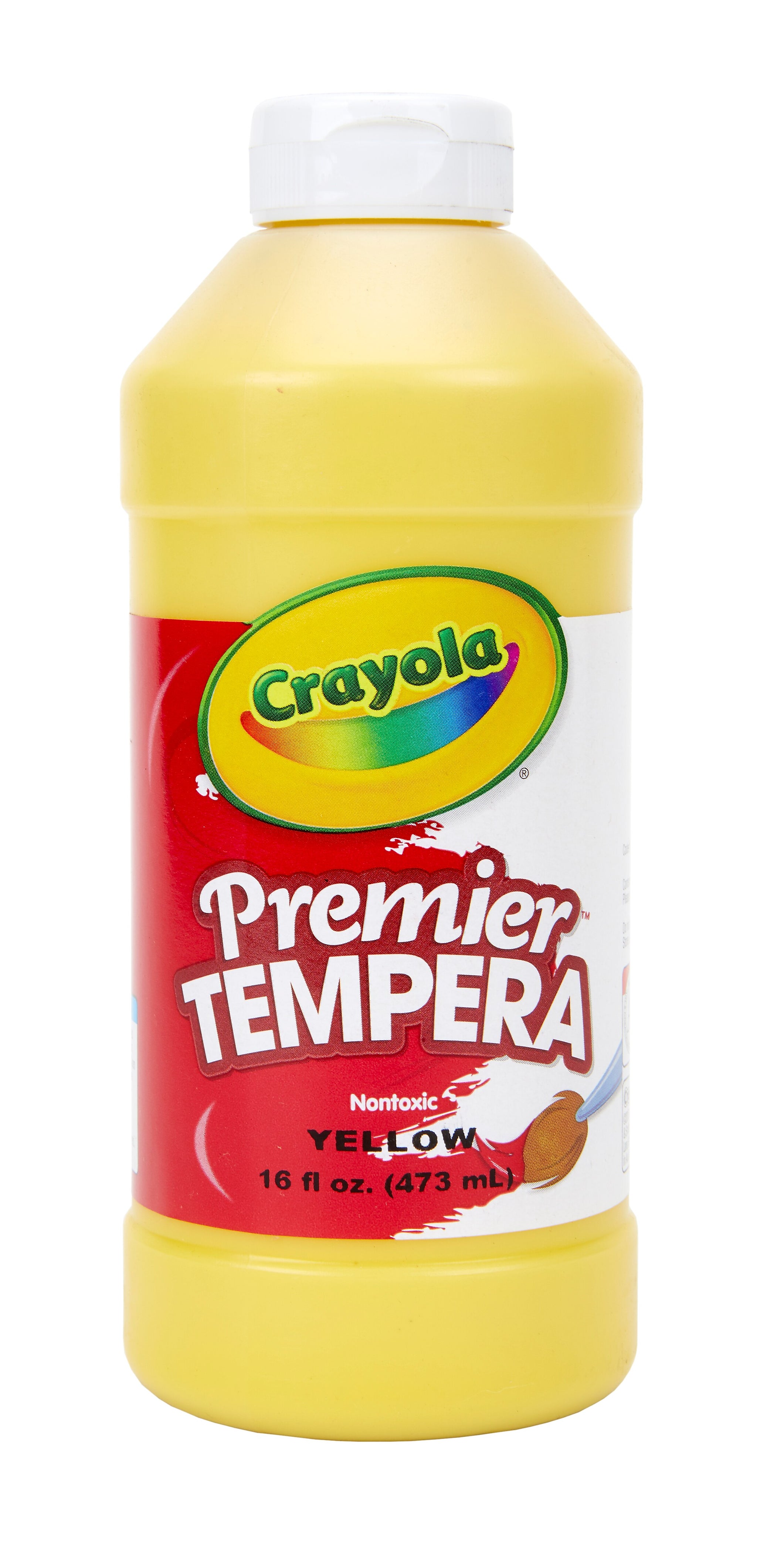 Crayola Premier Tempera Paint, Yellow, 16 oz.