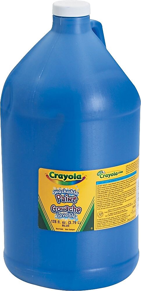 Crayola Washable Kid's Paint, Blue, 1 Gallon