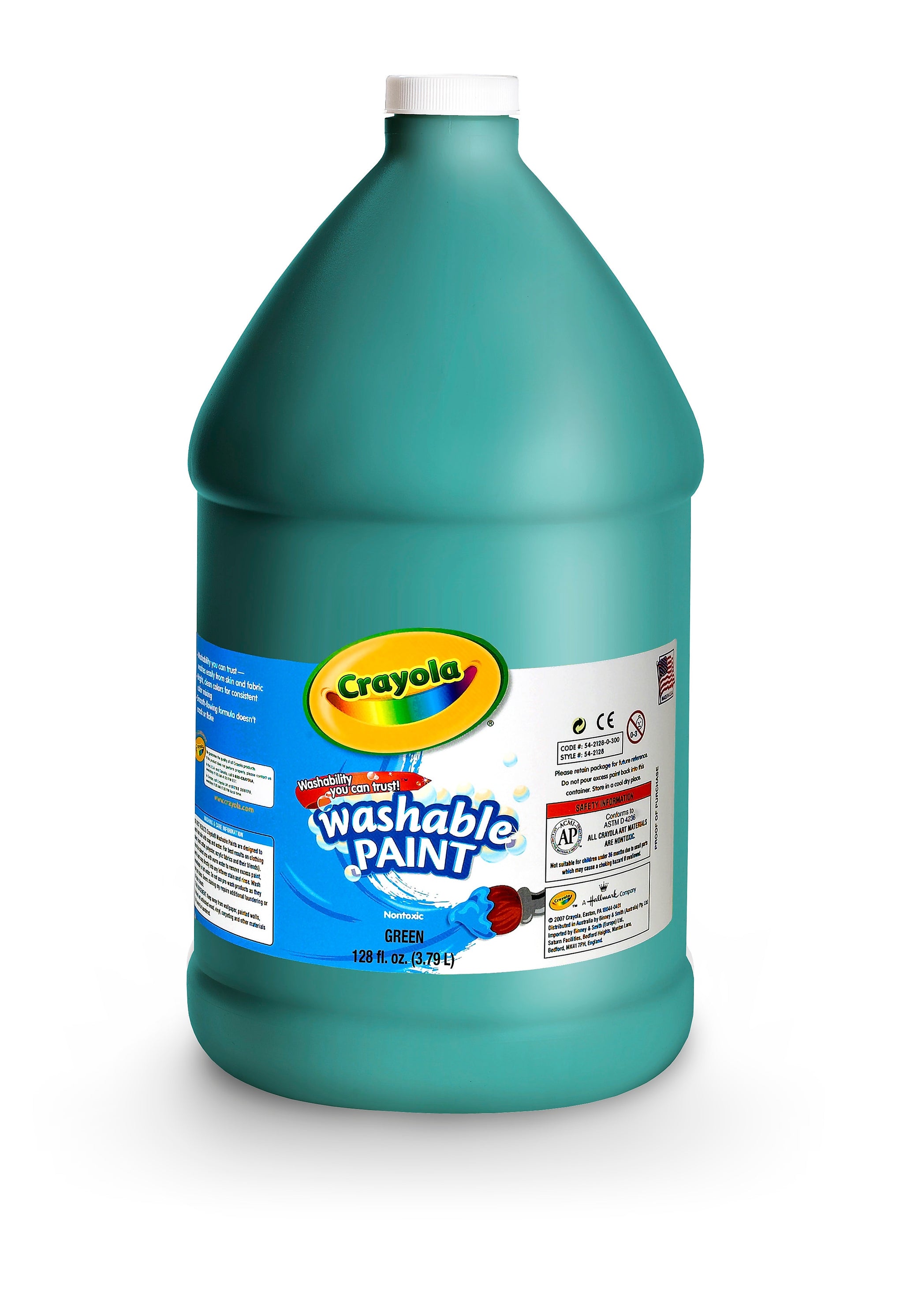 Crayola Washable Kid's Paint, Green, Gallon