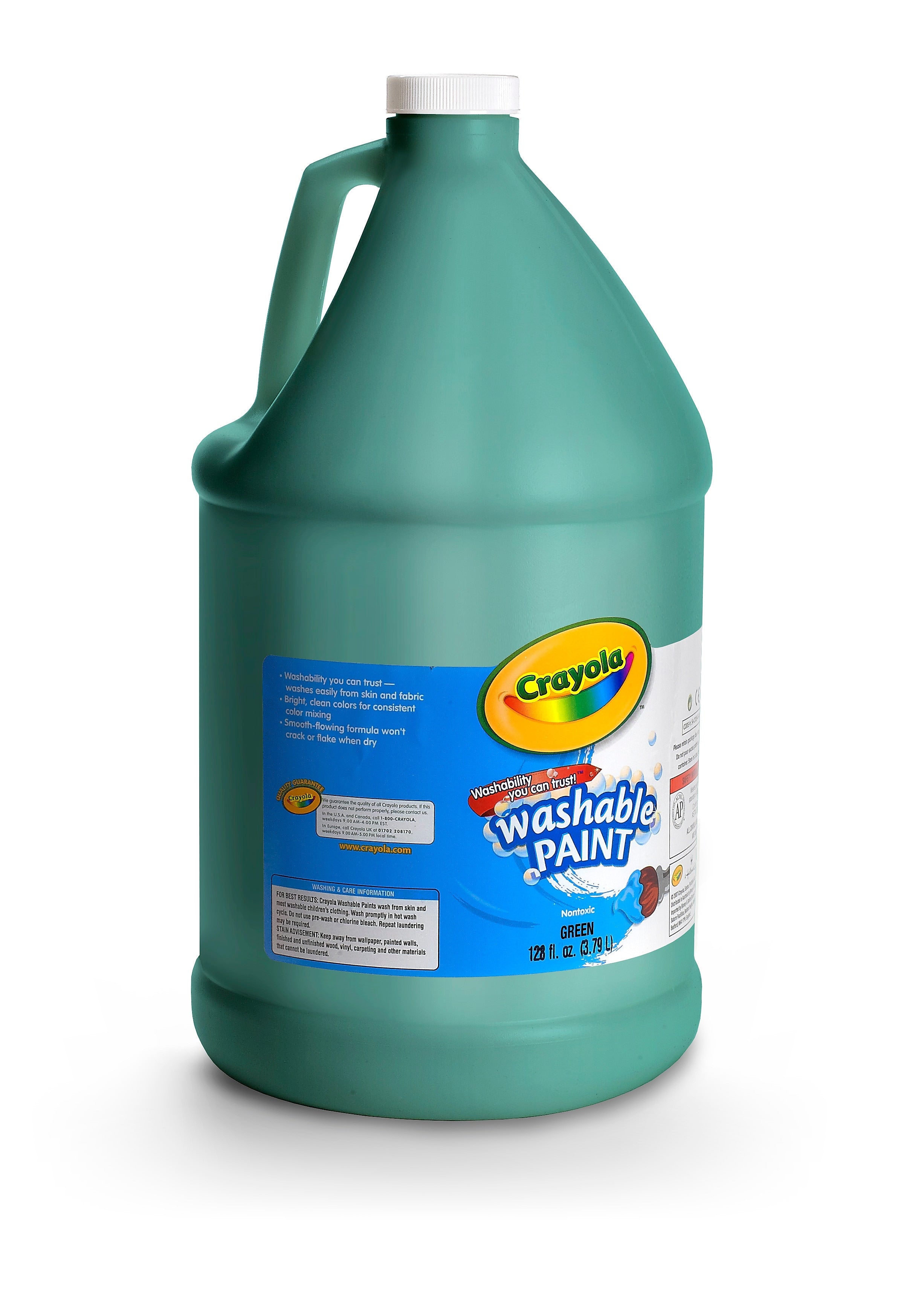 Crayola Washable Kid's Paint, Green, Gallon