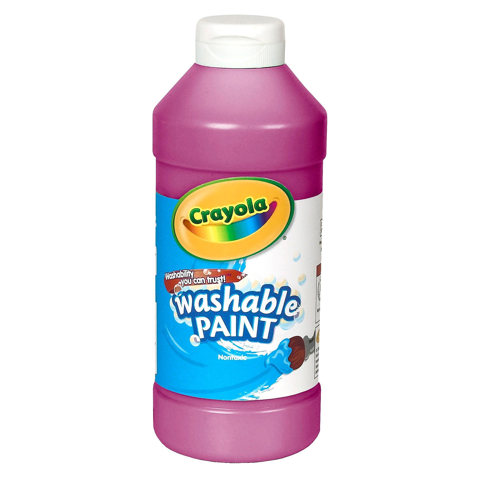 Crayola Washable Paint Magenta, 16 oz.,