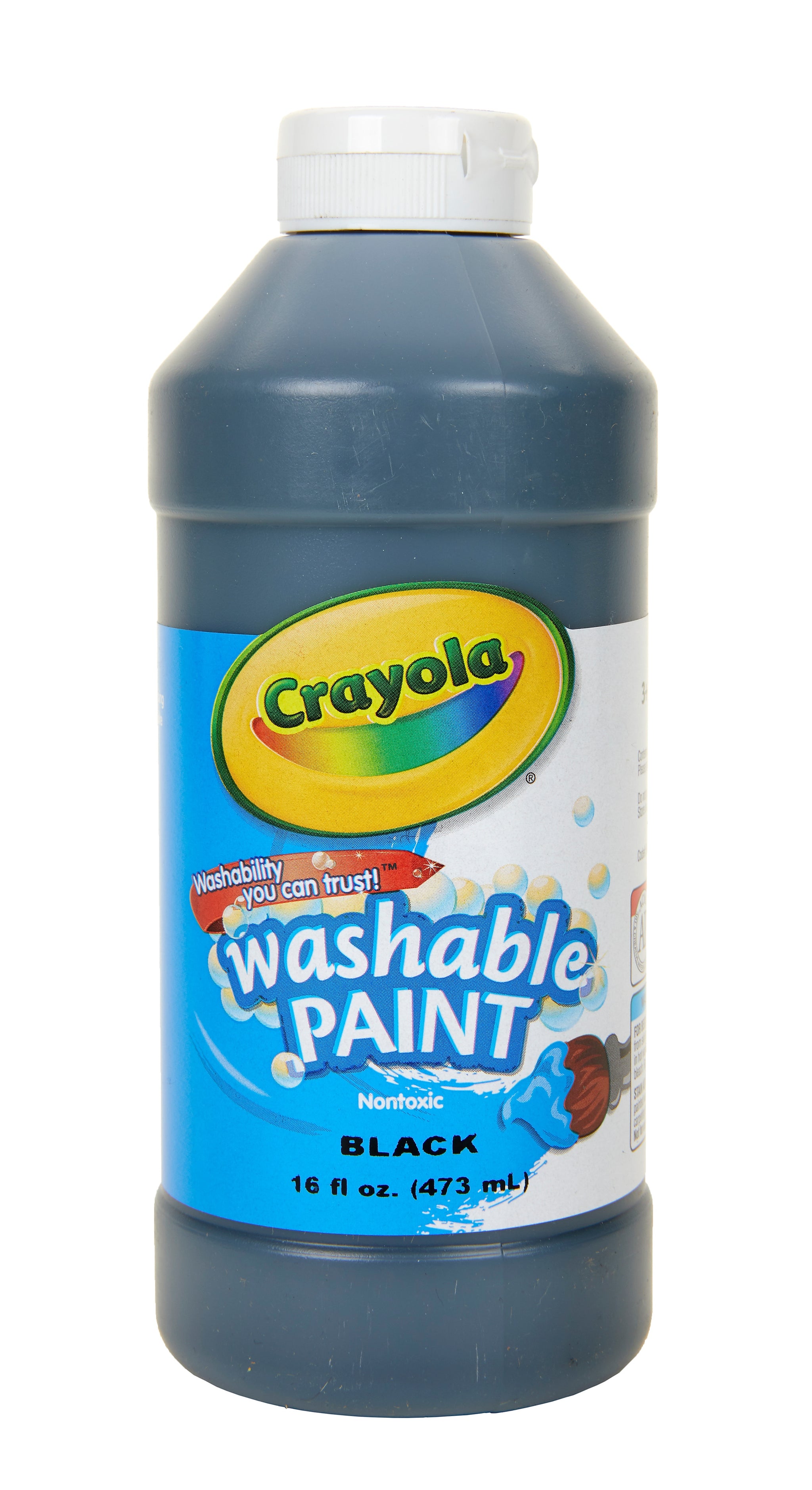 Crayola Washable Paints, Black, 16 oz.