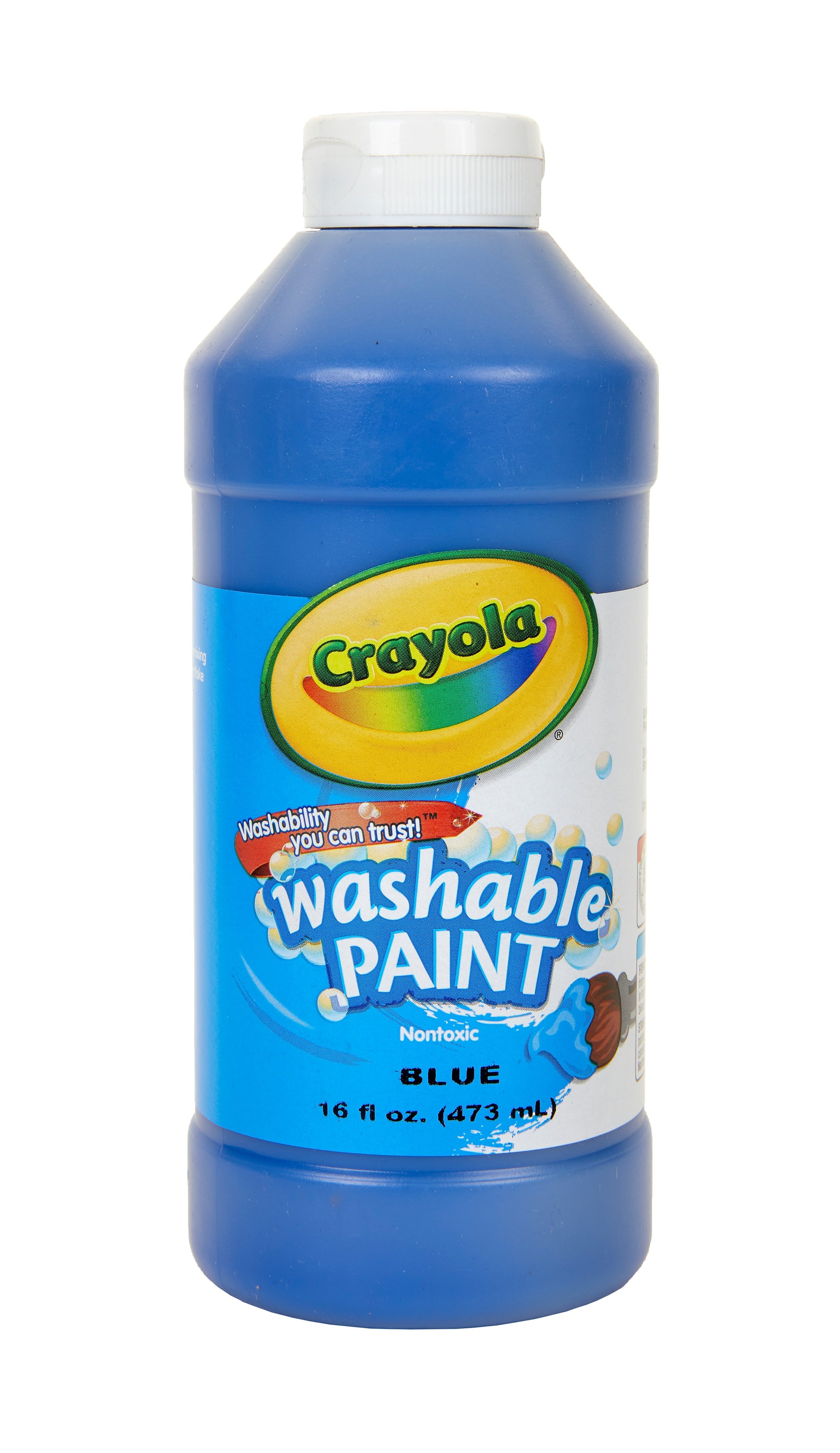 Crayola Washable Paints, Blue, 16 oz.