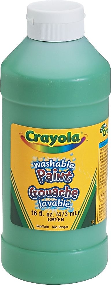 Crayola Washable Paints, Green, 16 oz.