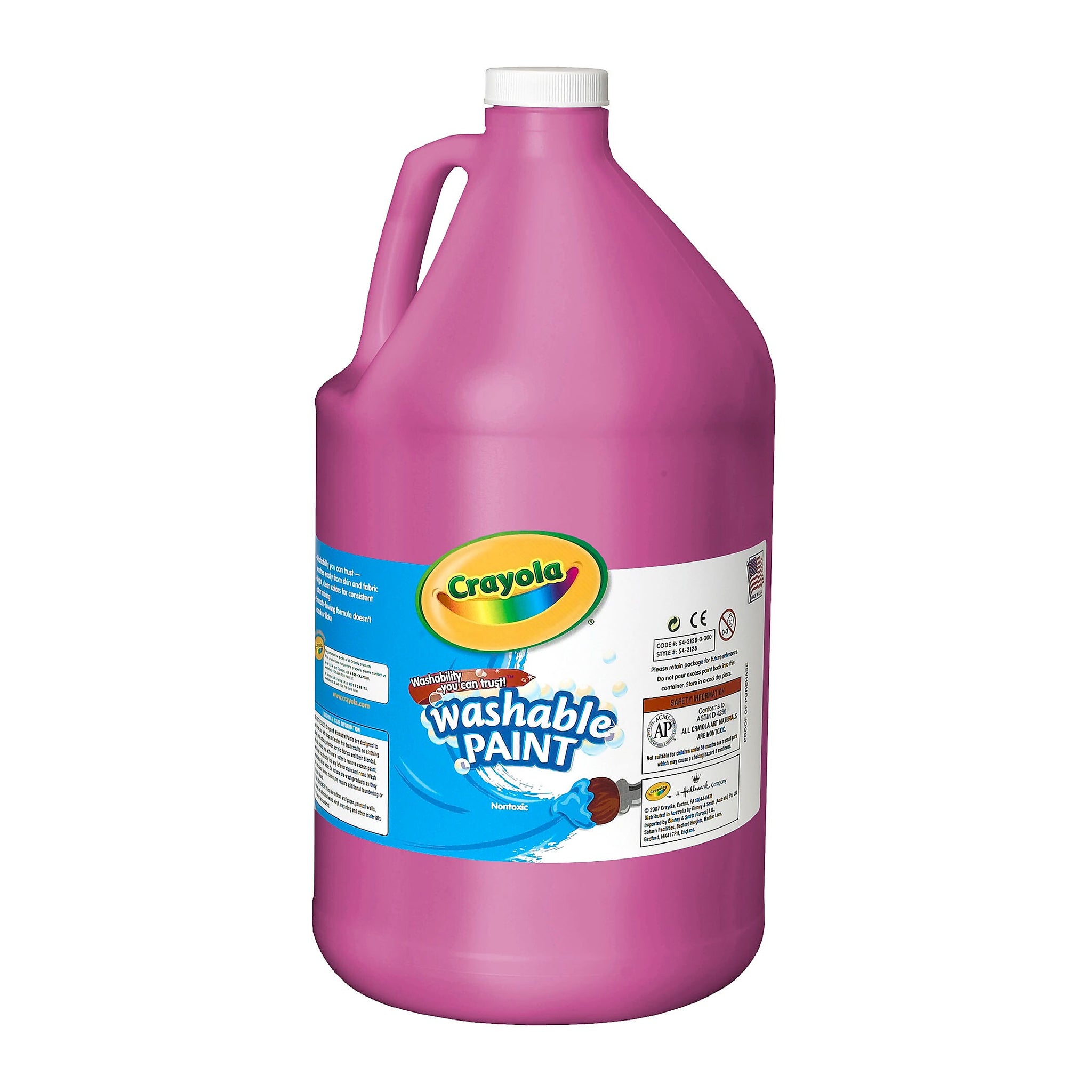 Crayola Washable Paints Magenta, 128 oz.,
