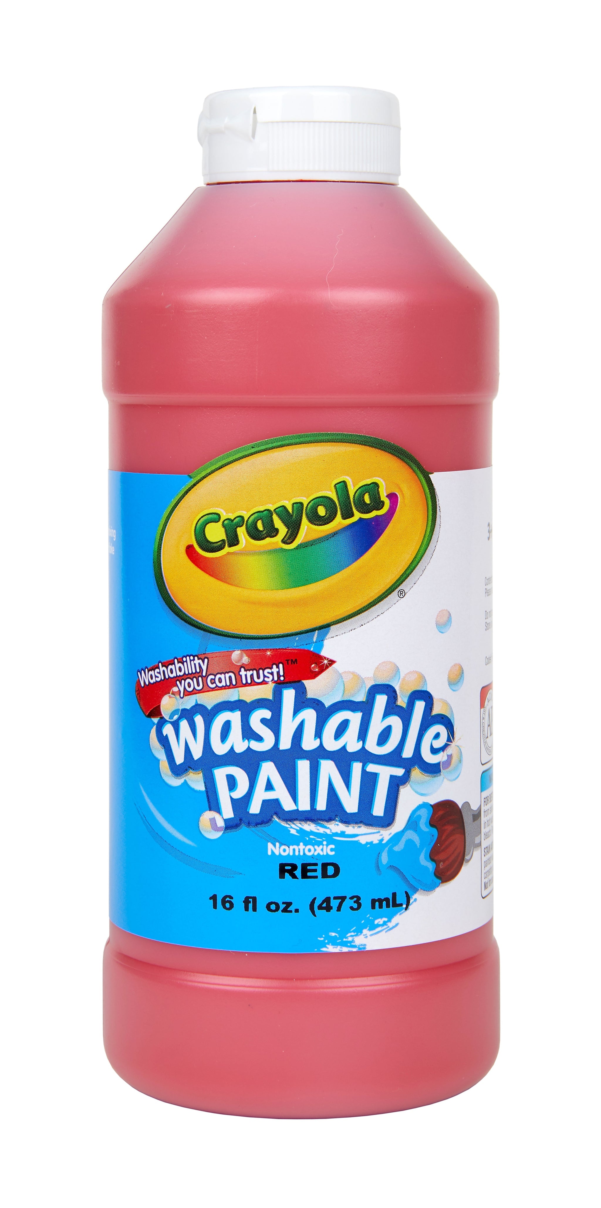 Crayola Washable Paints, Red, 16 oz.