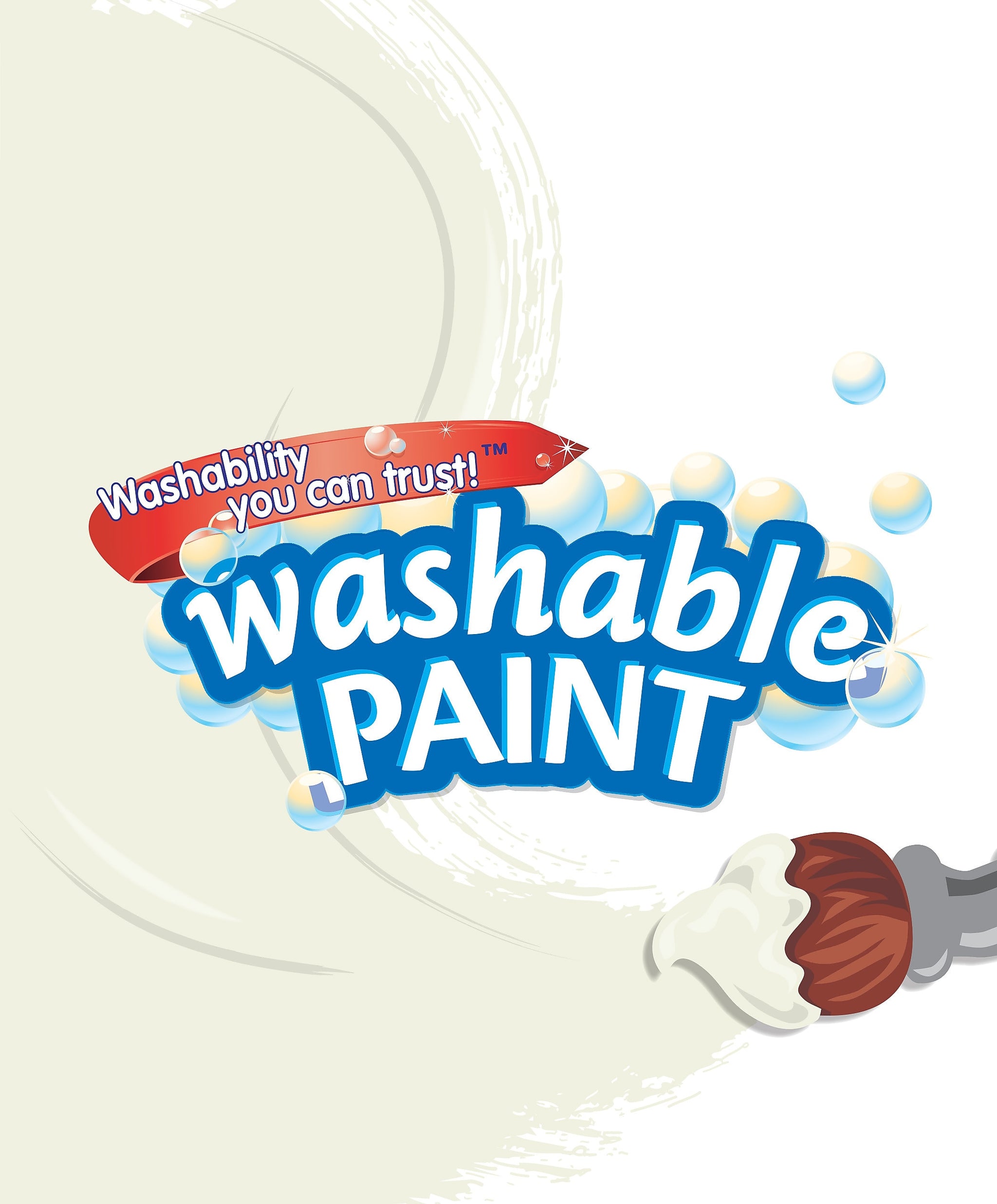 Crayola Washable Paints, White, 1 Gallon