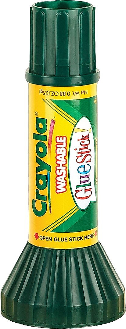 Crayola WashableRemovable Glue Sticks, .88 oz., Blue