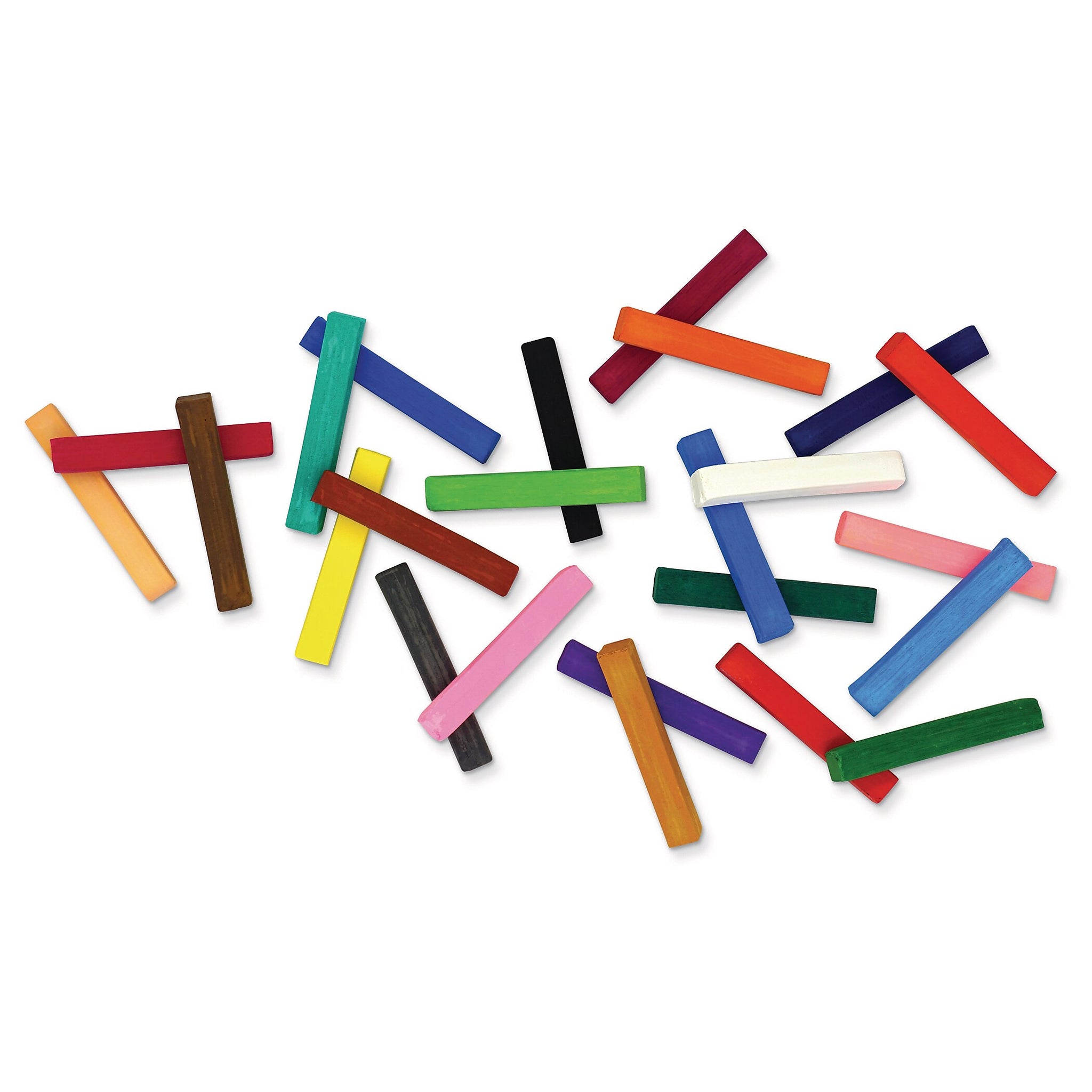 Creativity Street Square Artist Pastels, Assorted Colors, 144 Pieces