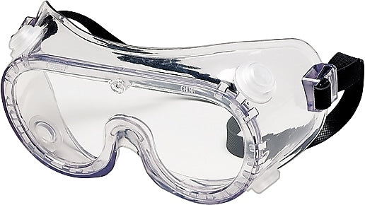 Crews Chemical Safety Goggles, Clear Lens