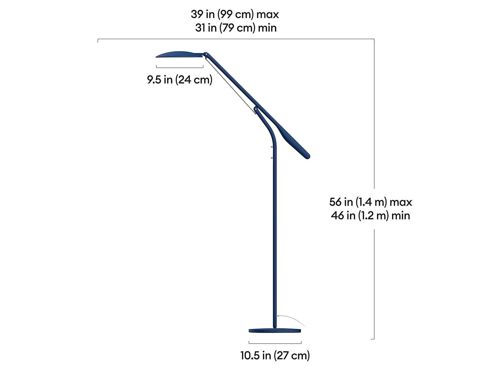 Cricut Bright™ 360 Ultimate LED Floor Lamp, Indigo