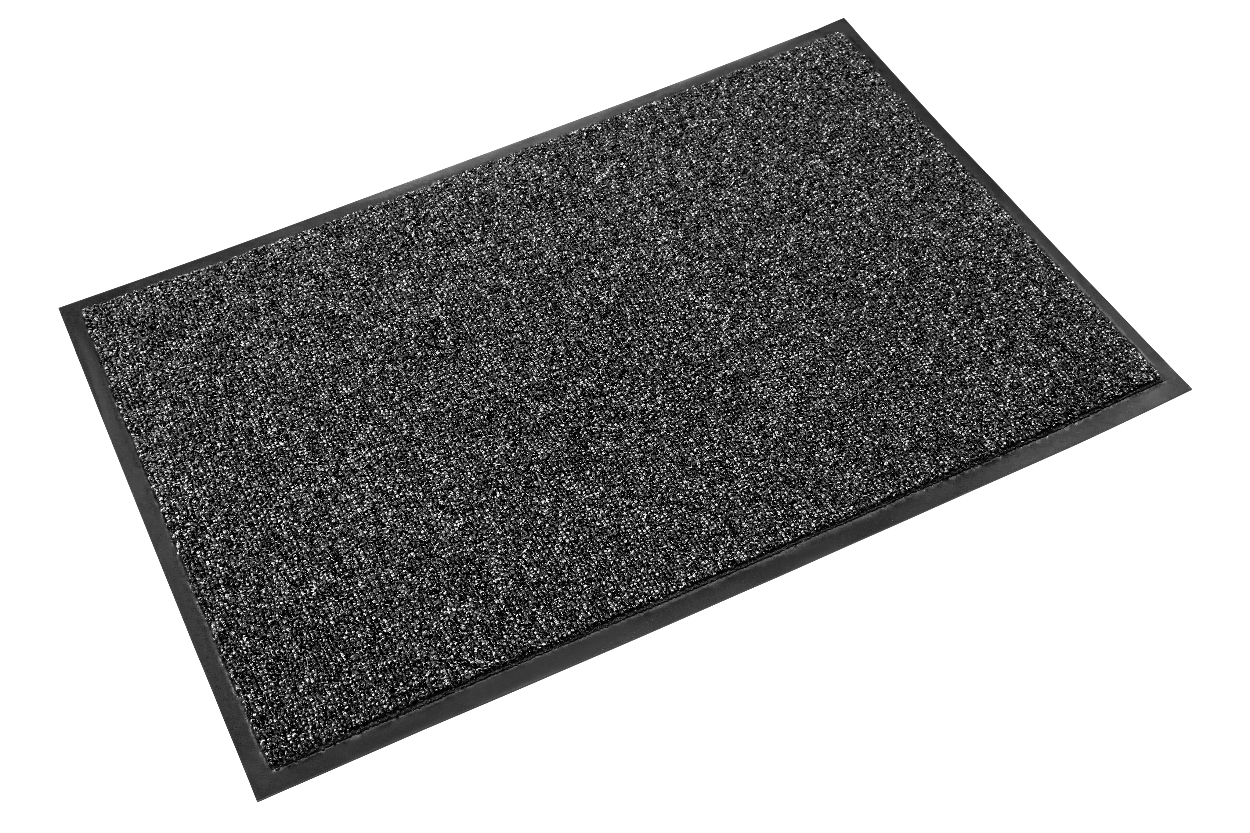 Crown Cross-Over Wiper/Scraper Floor Mat, 36" x 60", Gray