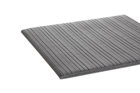 Crown Tuff-Spun Foot-Lover Anti-Fatigue Floor Mat, 27" x 36", Gray