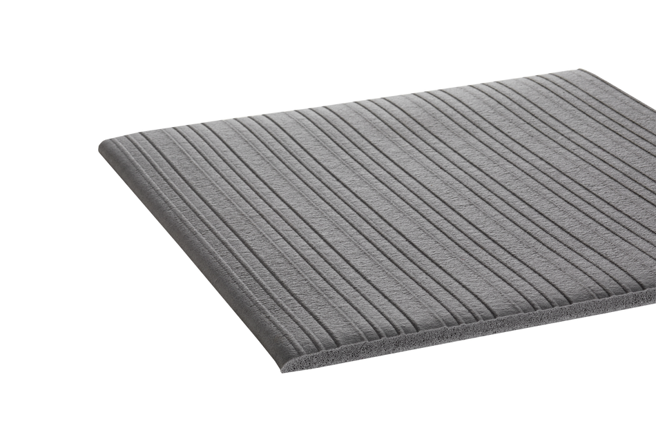 Crown Tuff-Spun Foot-Lover Anti-Fatigue Floor Mat, 27" x 36", Gray