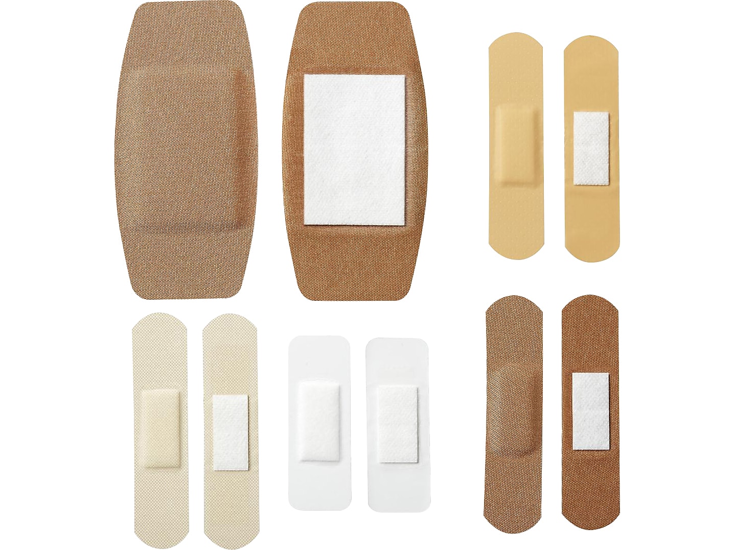 Curad Variety Pack Assorted Adhesive Bandages, 200/Pack