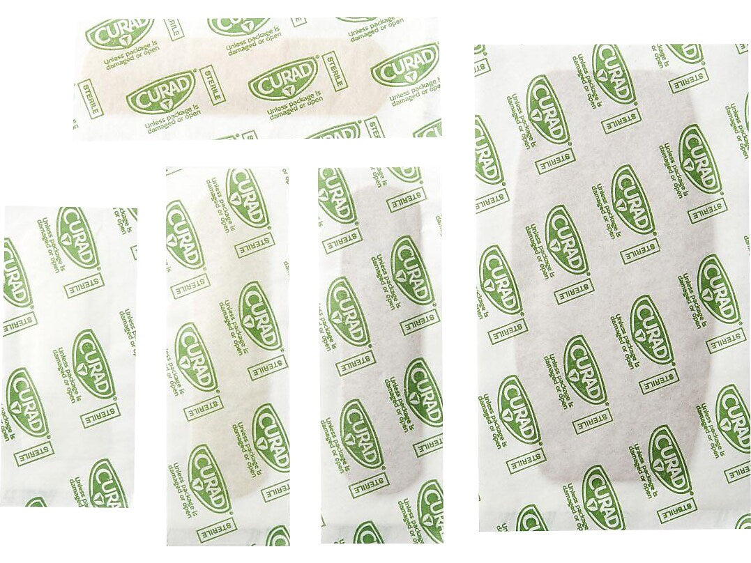 Curad Variety Pack Assorted Adhesive Bandages, 200/Pack