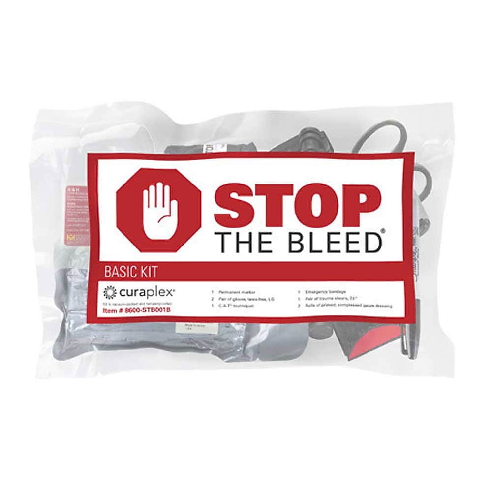curaplex Stop The Bleed 8-Piece Bleeding Control Kit