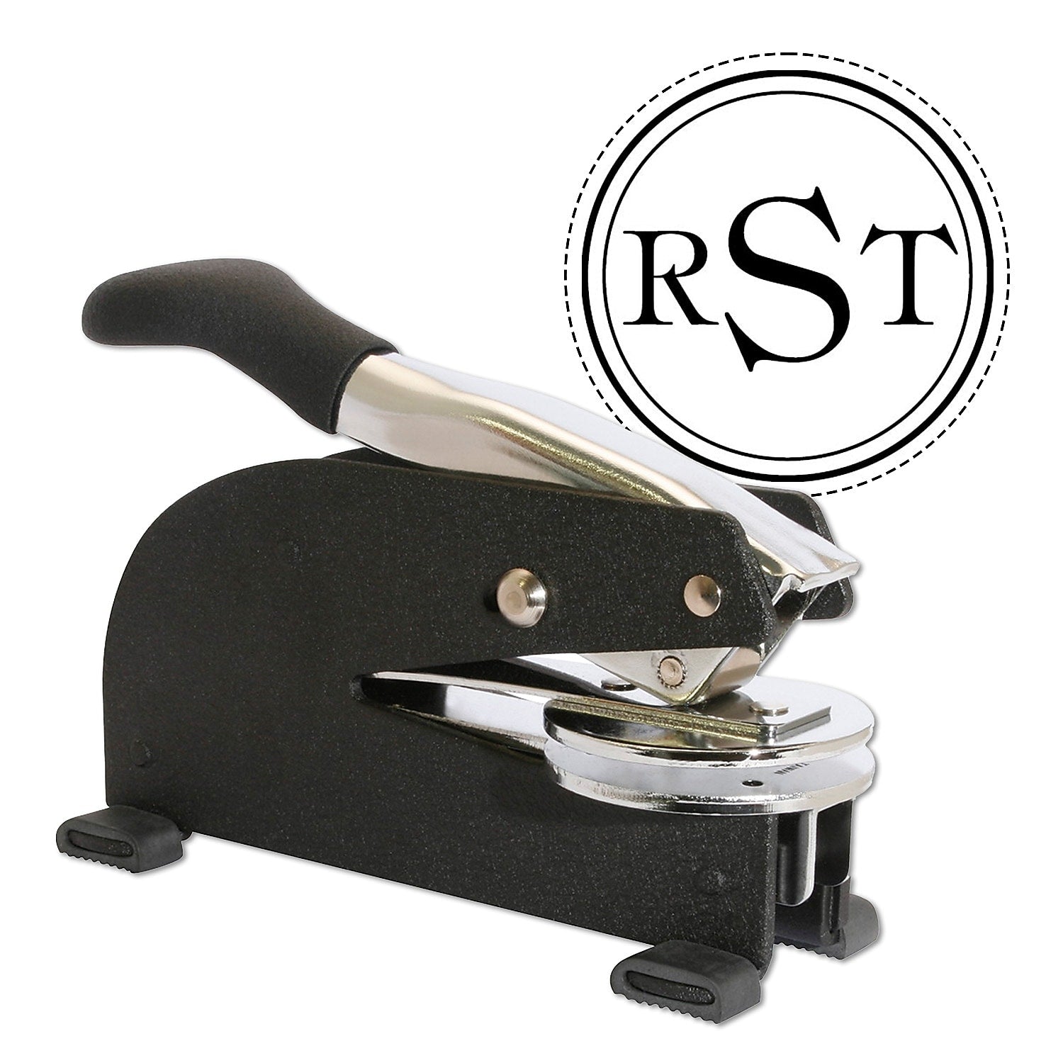 Custom Laser Long Reach Notary Desk Seal Embosser 2