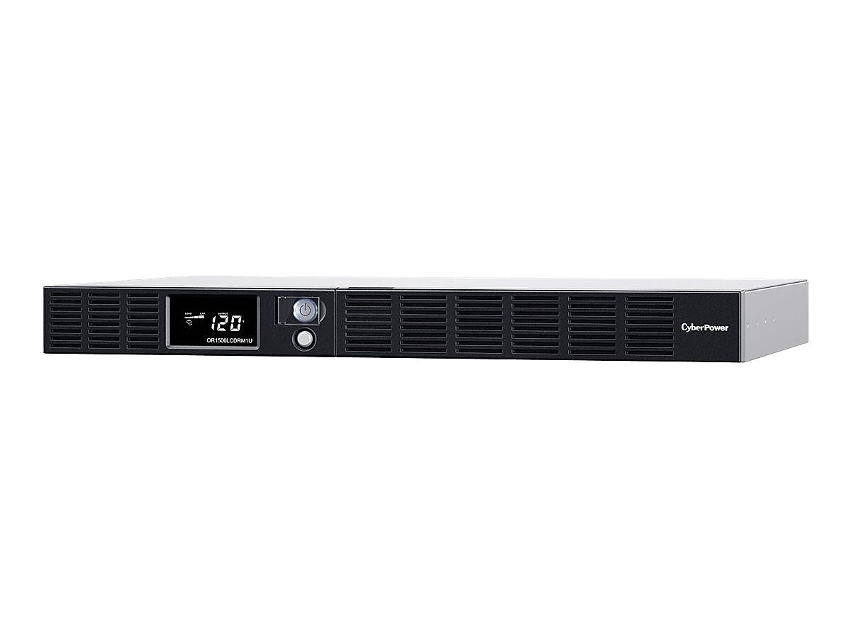 CyberPower Smart App LCD UPS Series 1500VA 1U, 6-Outlet, Black