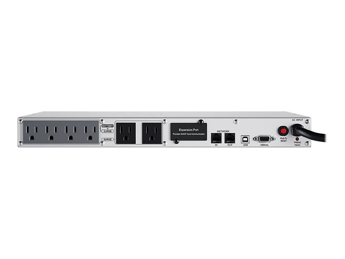 CyberPower Smart App LCD UPS Series 1500VA 1U, 6-Outlet, Black