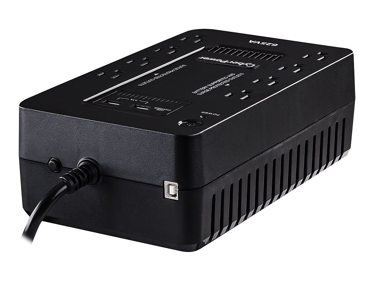 CyberPower Standby Series 625VA 8-Outlet UPS, Black