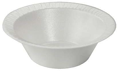 Dart 10 - 12 Oz. Foam Bowls, White, 1,000/Ct