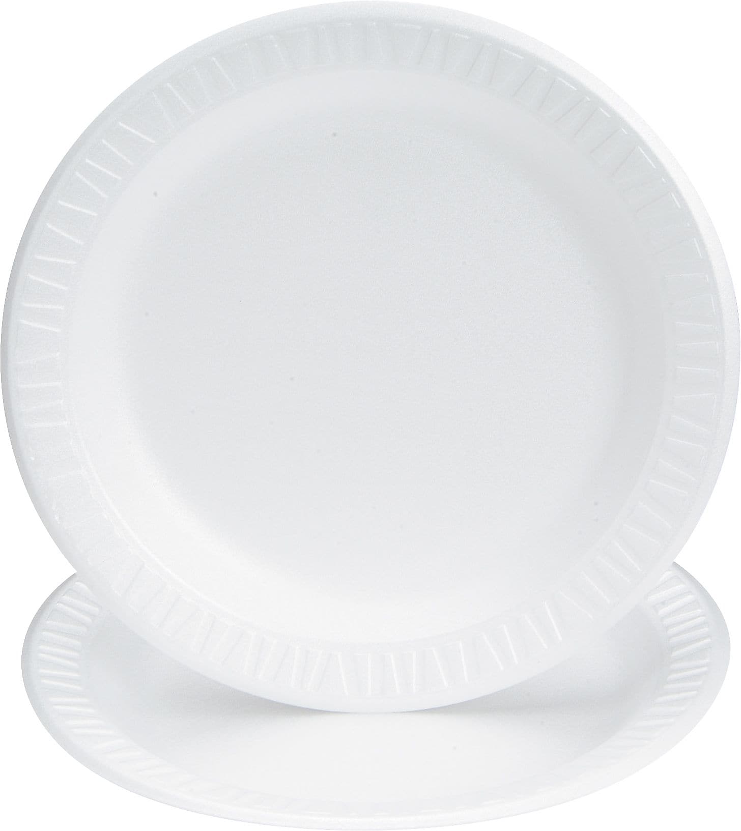 Dart Concorde Foam Plates, 9" Dia, White, 500/Carton