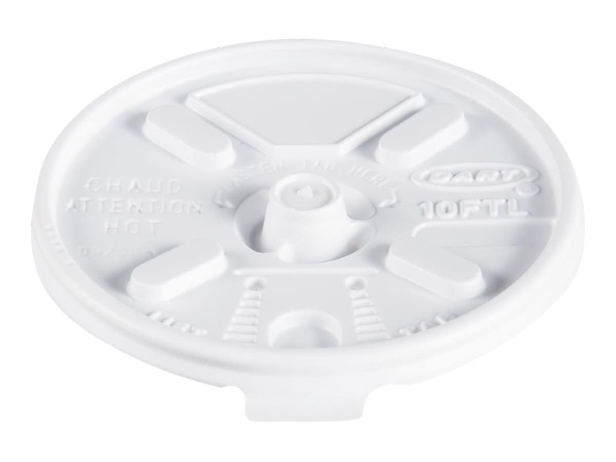 Dart Lift 'n' Lock Lids, White, 1000/Carton