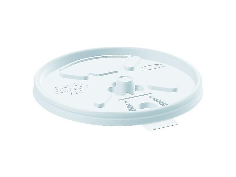 Dart Lift 'n' Lock Lids, White, 1000/Carton