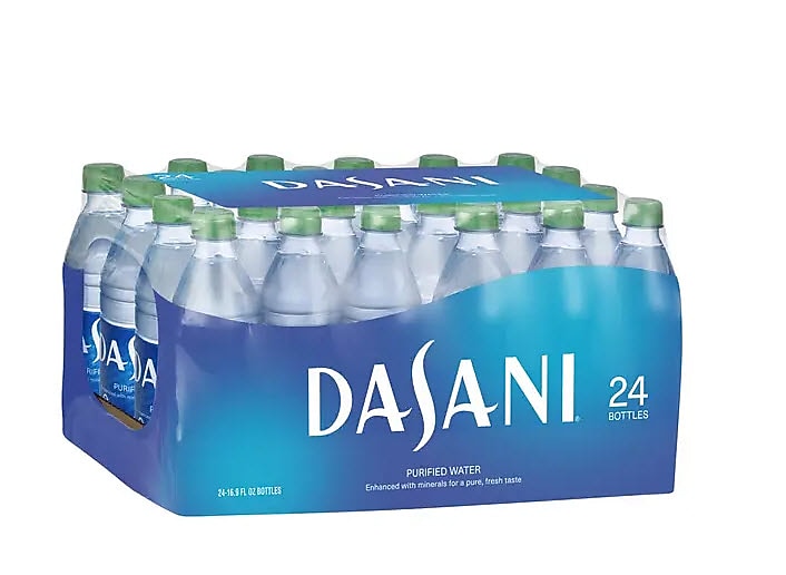 Dasani Water, 16.9 Oz., 24/Carton