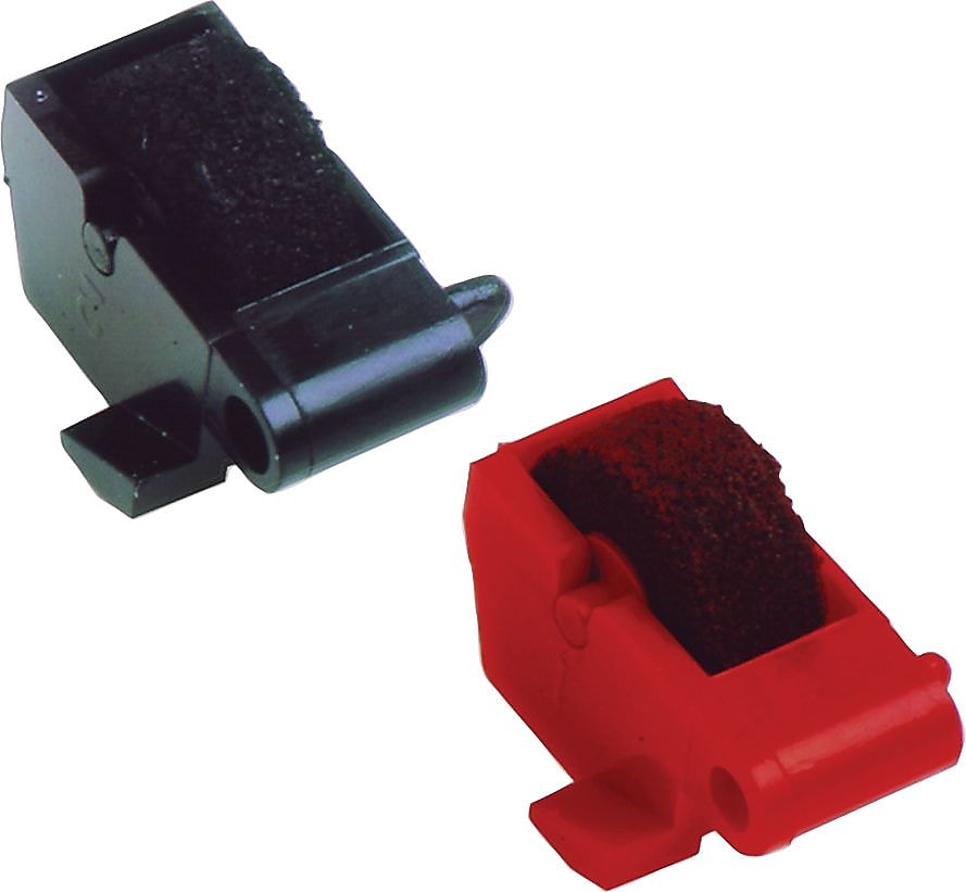 Data Products® R14772 Ink Roller for Canon® and Sharp®, Black and Red