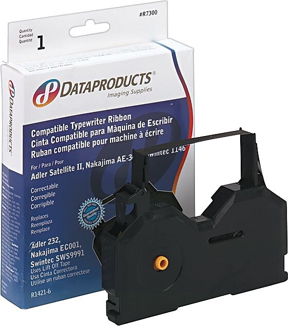 DataProducts Typewriter Ribbons, Black