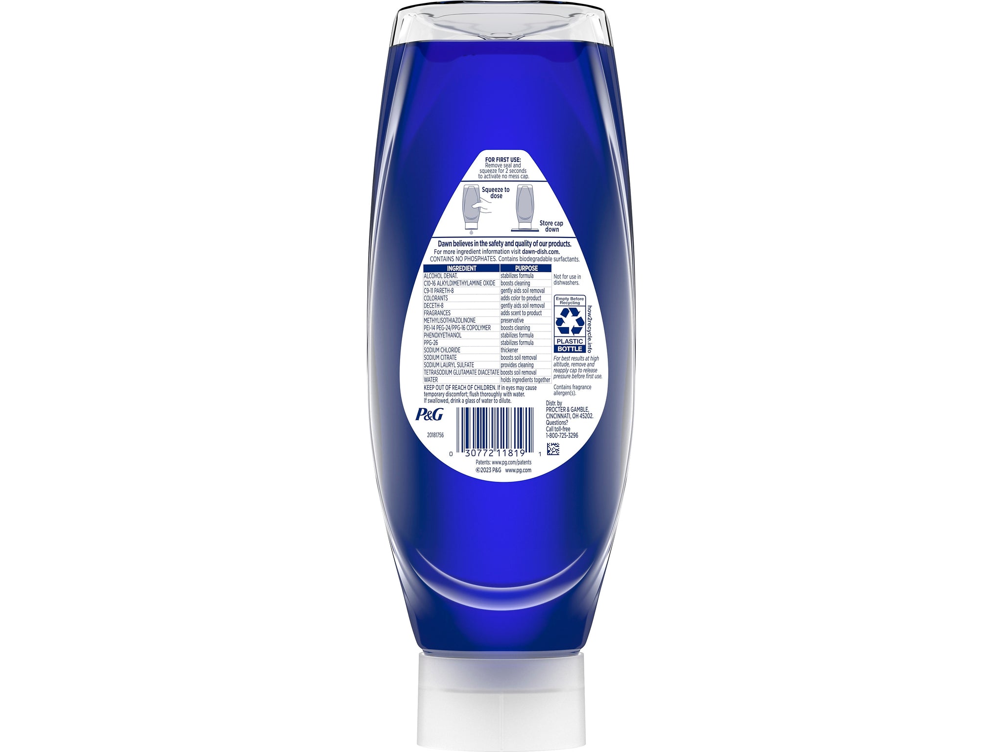 Dawn Platinum Dish Soap, Clean Lemon, 24.3 fl.oz