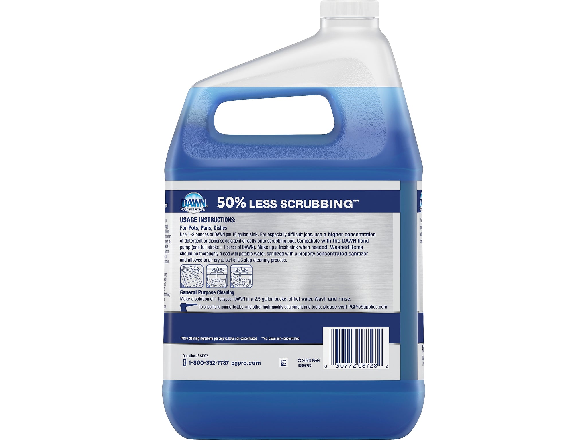 Dawn Professional Heavy Duty Liquid Dish Soap, Original Scent, 1 Gal.