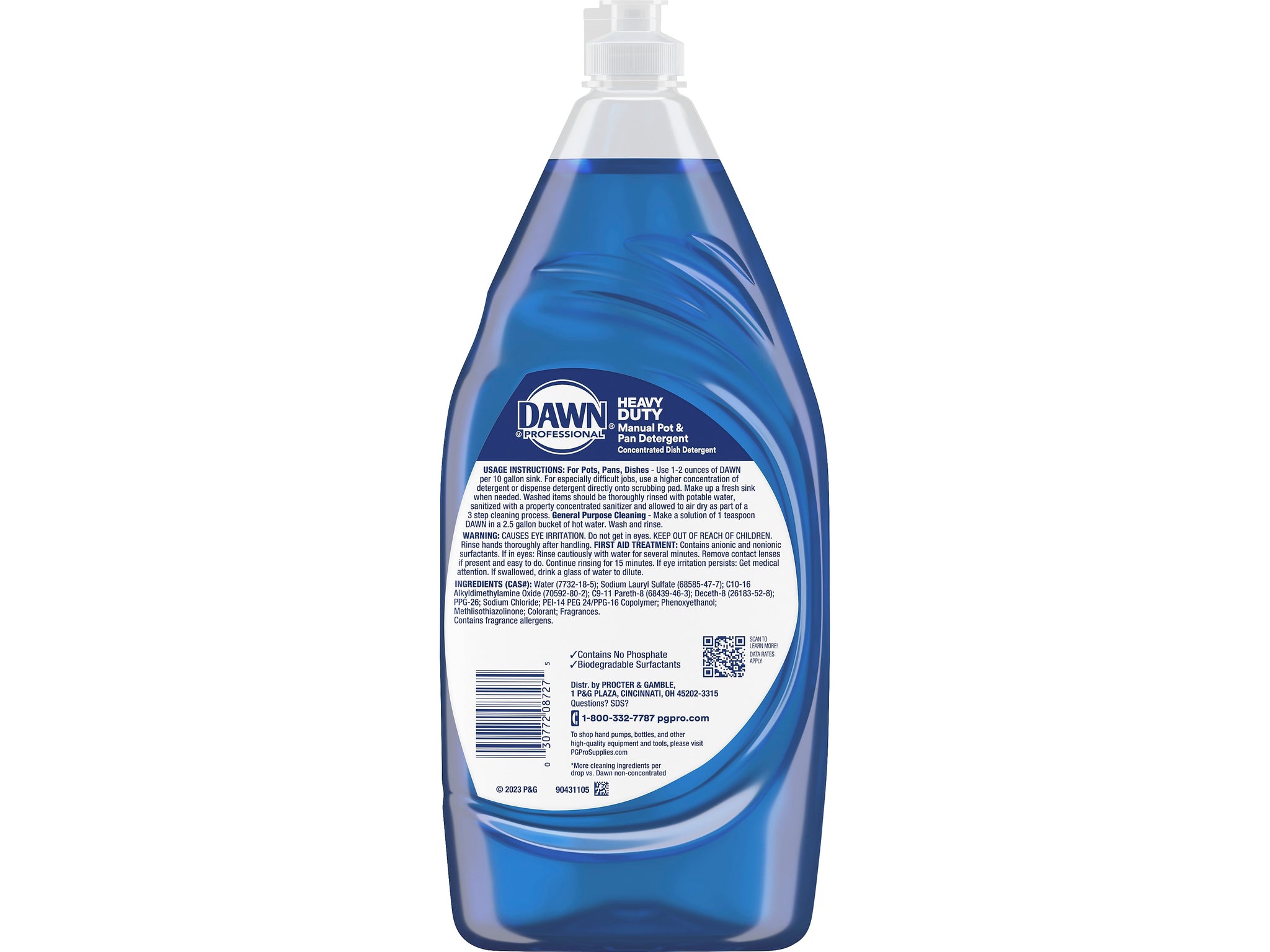 Dawn Professional Heavy Duty Liquid Dish Soap, Original Scent, 38 fl. oz.
