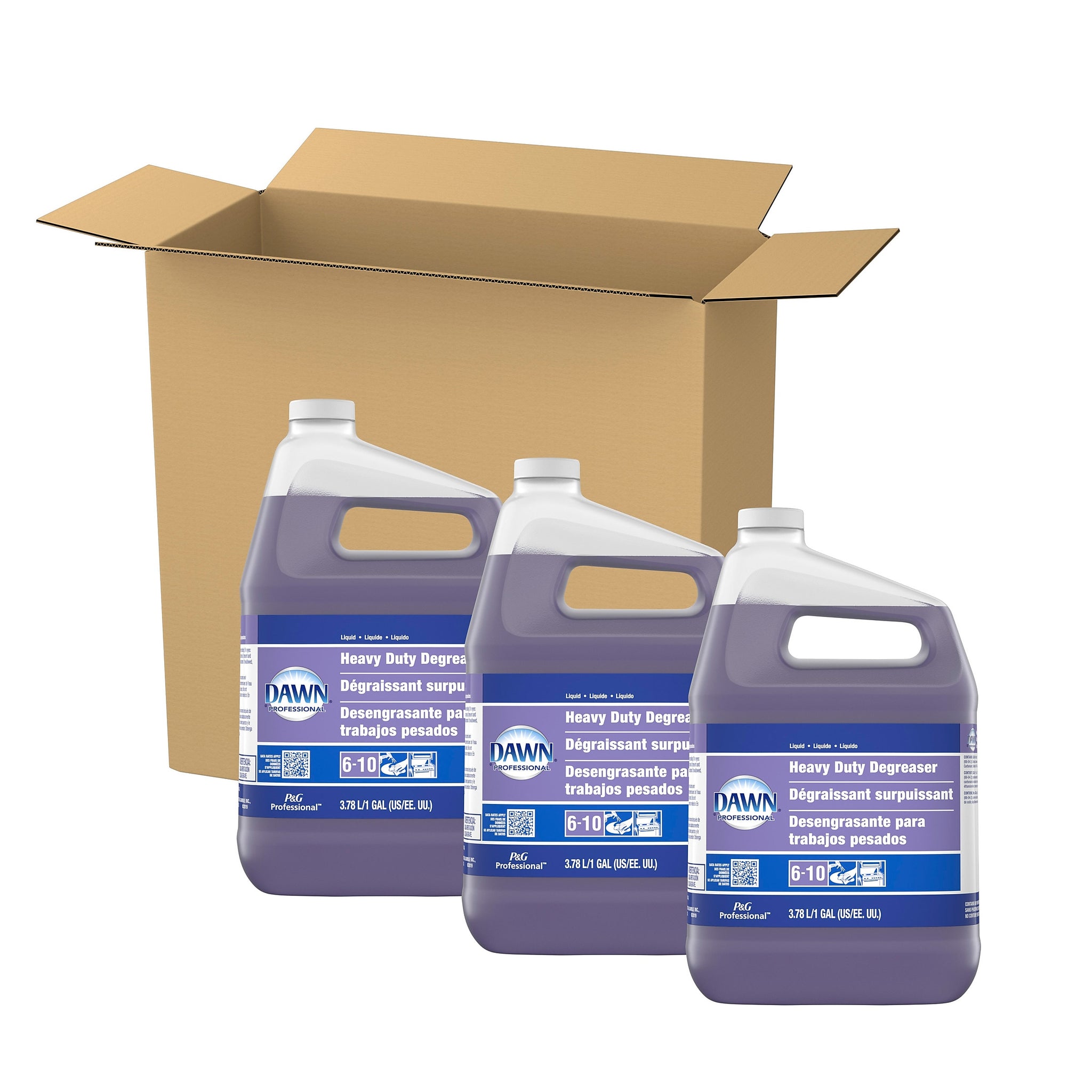 Dawn Professional Liquid Degreaser, Pine Scent, 1 gal., 3/Carton