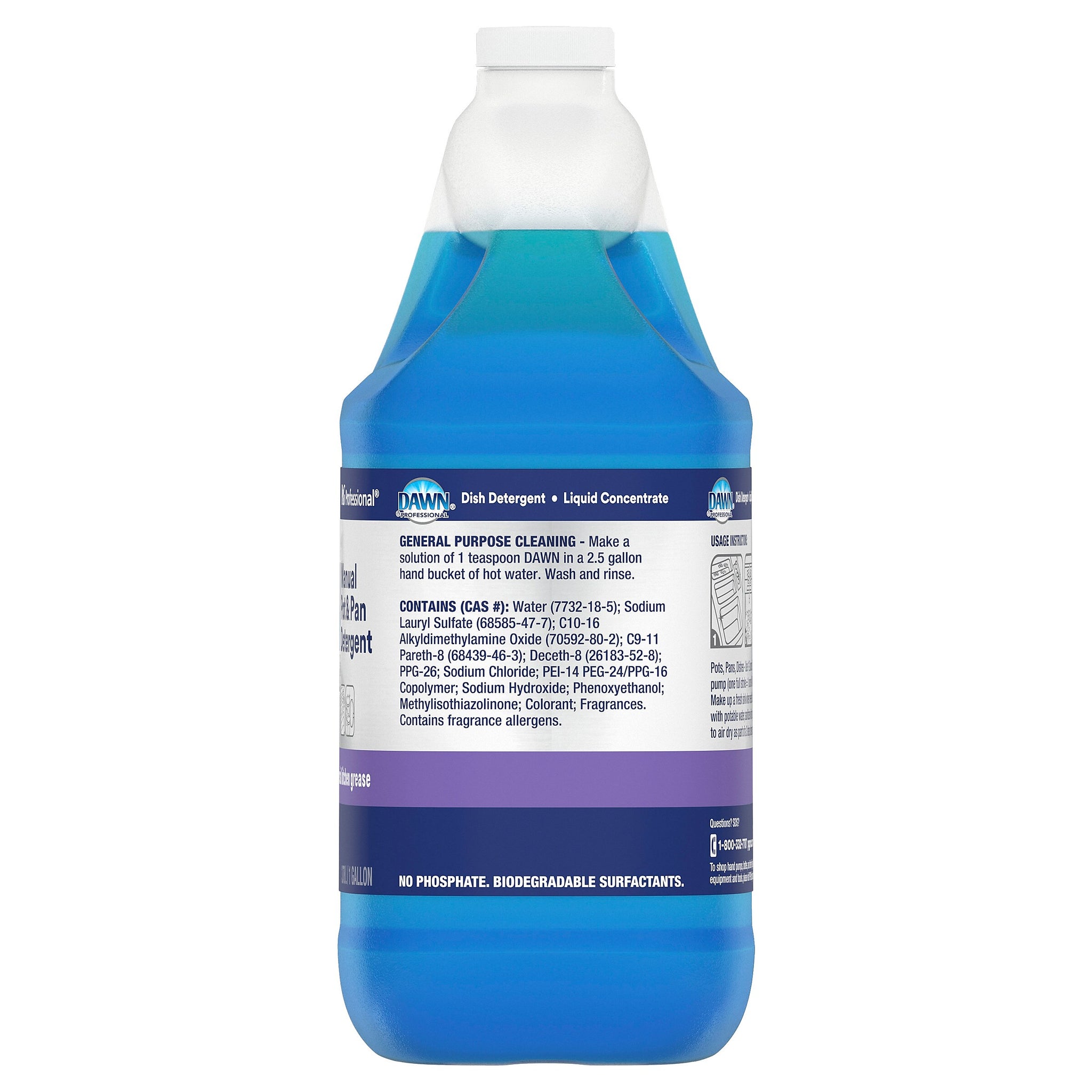 Dawn Professional Liquid Dish Soap, Original Scent, 128 oz.