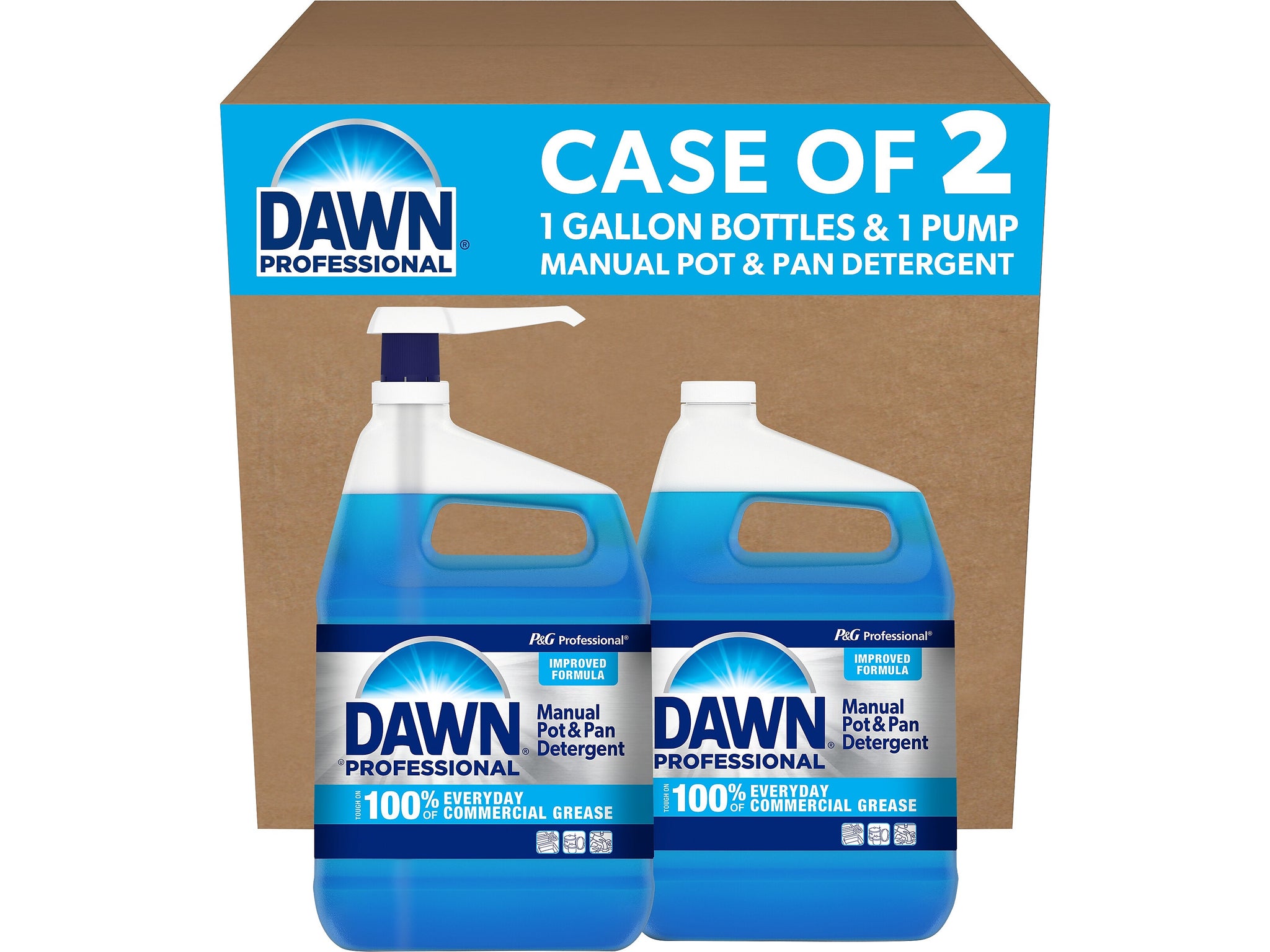 Dawn Professional Manual Pot and Pan Detergent, 1 gal., 2/Pack