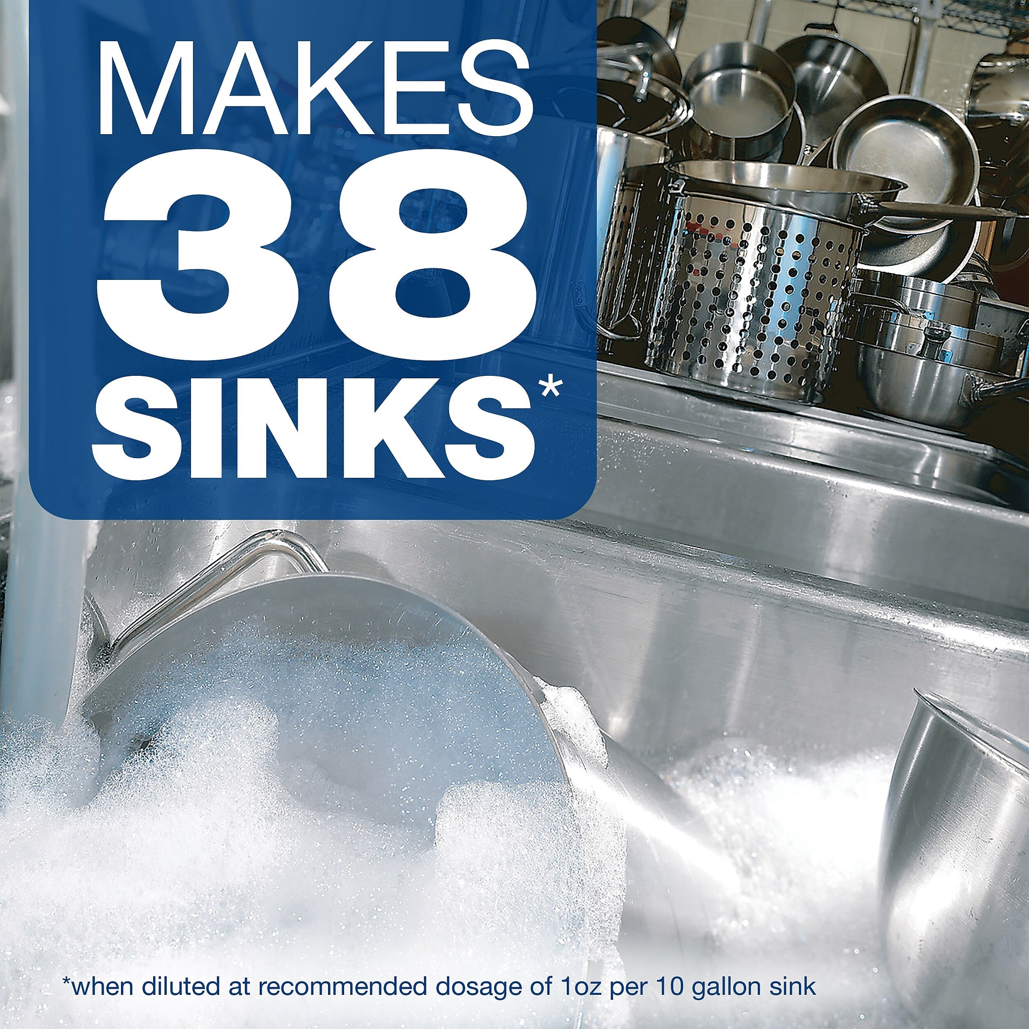 Dawn Professional Manual Pot and Pan Detergent Dish Soap, Liquid Concentrate, 38 fl oz.