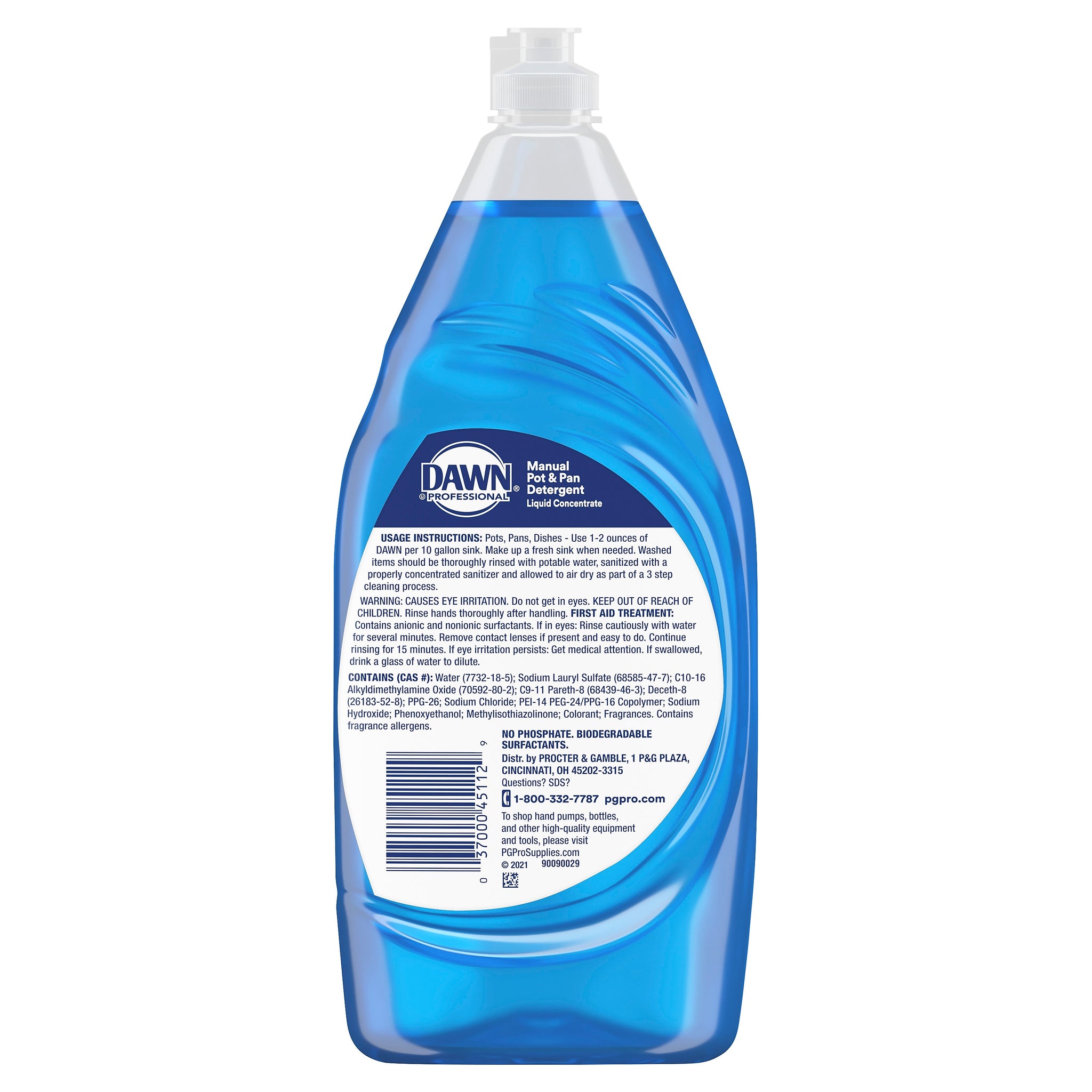 Dawn Professional Manual Pot and Pan Detergent Dish Soap, Liquid Concentrate, 38 fl oz.