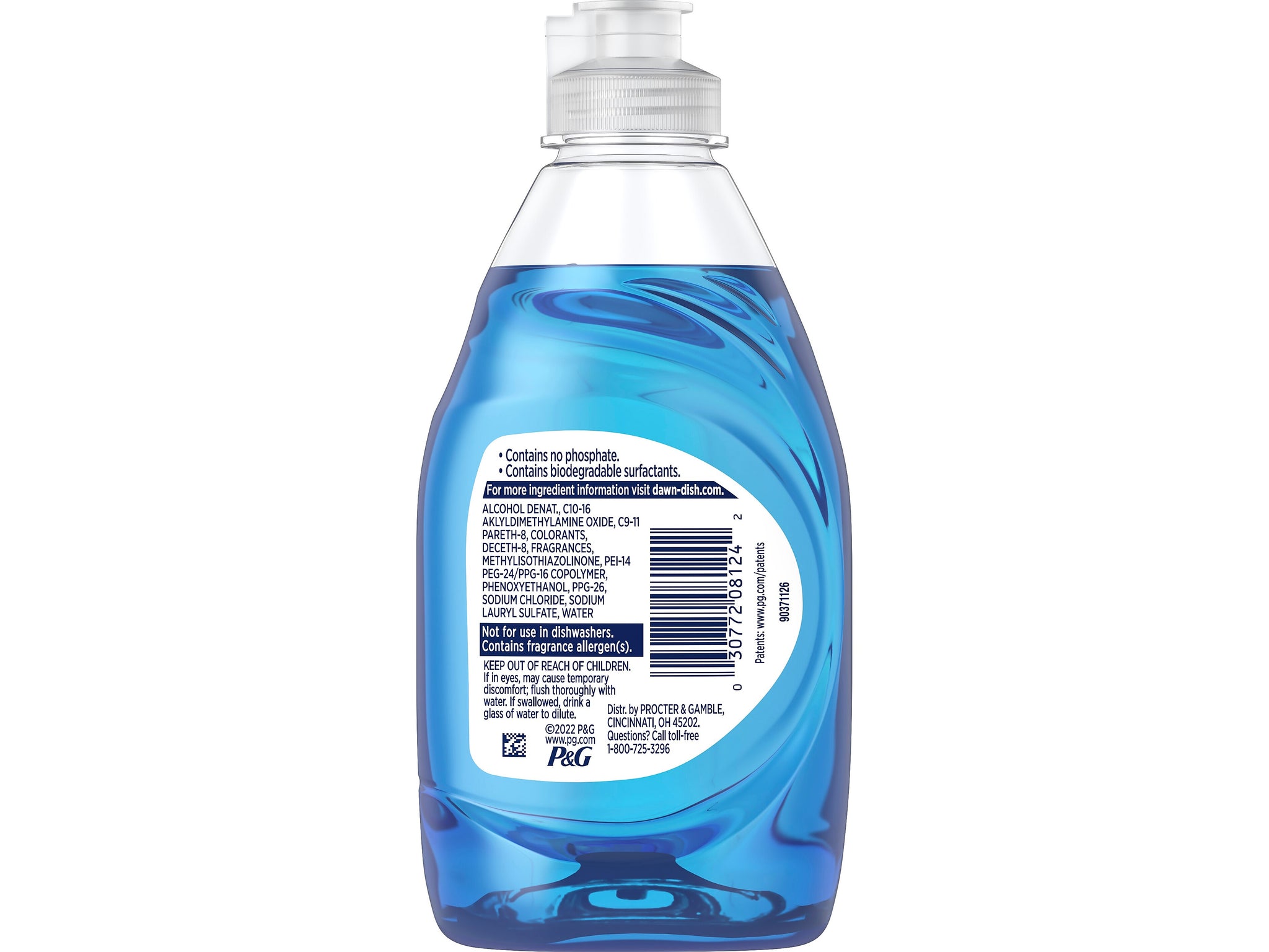 Dawn Ultra Dish Soap, Original, 7.5 Oz., 12/Carton