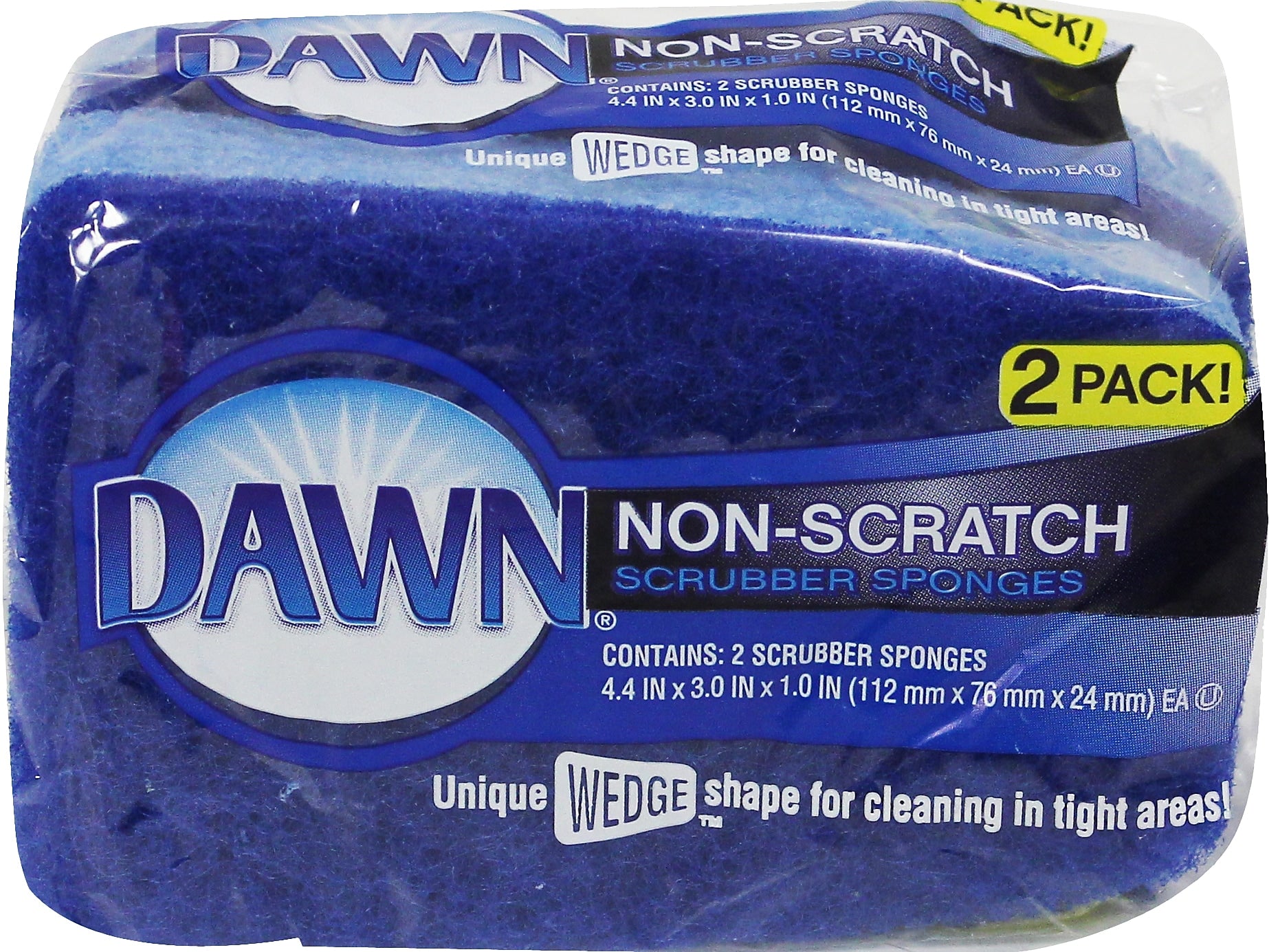 Dawn Ultra Liquid Dish Soap with Sponge, Original Scent, 19.4 oz., 4/Carton