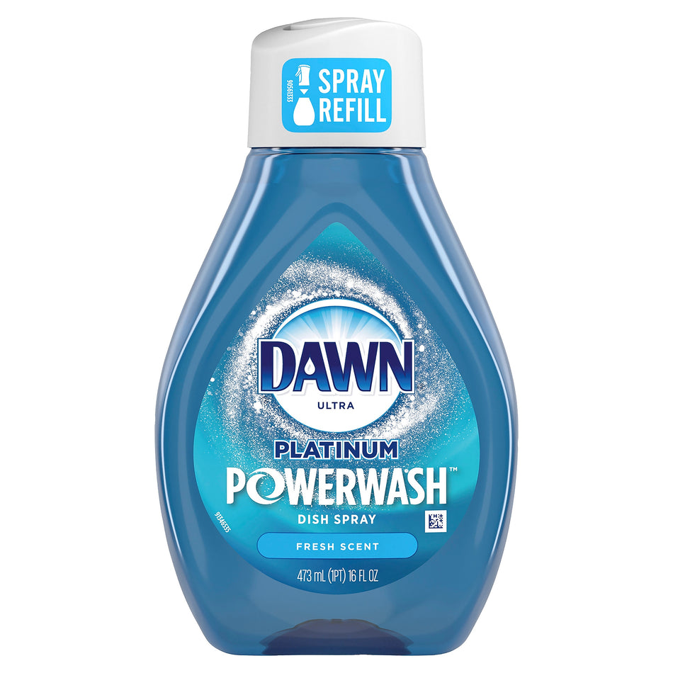 Dawn Ultra Platinum Powerwash Liquid Dish Soap, Fresh Scent, 16 oz.,