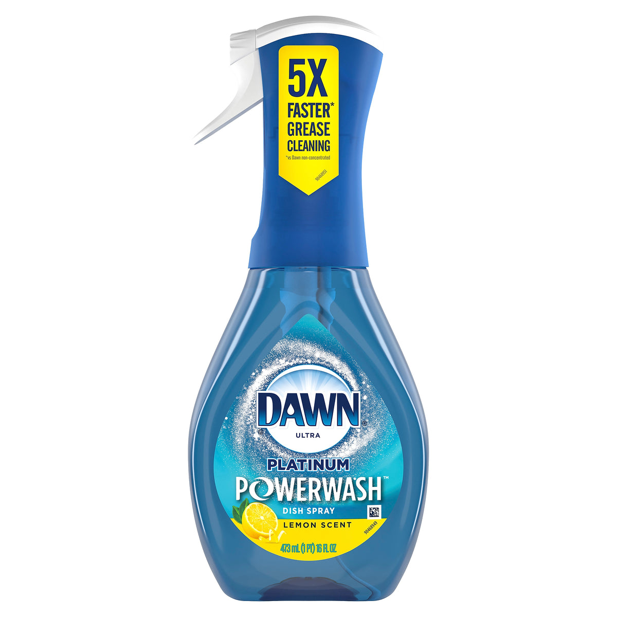 Dawn Ultra Platinum Powerwash Liquid Dish Soap Spray, Lemon, 16 oz.