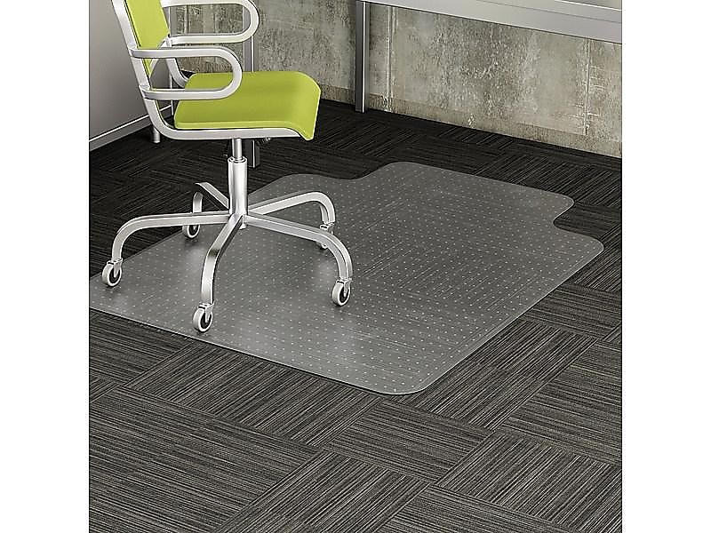 Deflect-O DuraMat Carpet Chair Mat with Lip, 45