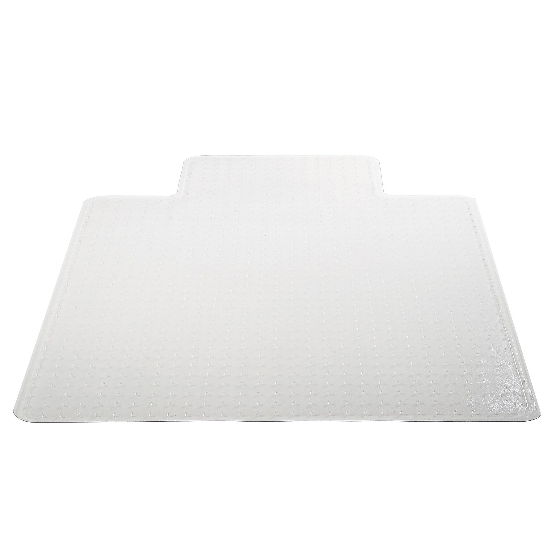 Deflect-O DuraMat Carpet Chair Mat with Lip, 45" x 53'', Low-Pile, Clear