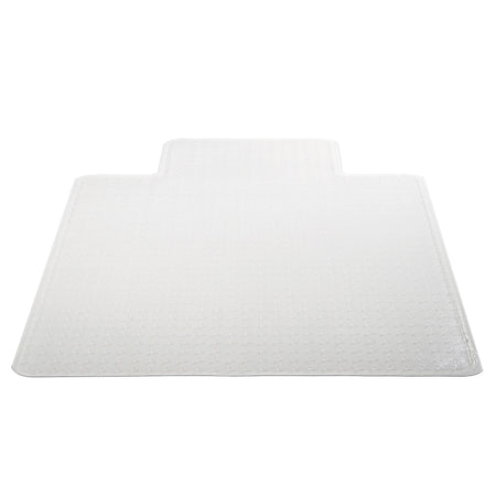 Deflect-O DuraMat Carpet Chair Mat with Lip, 45" x 53'', Low-Pile, Clear